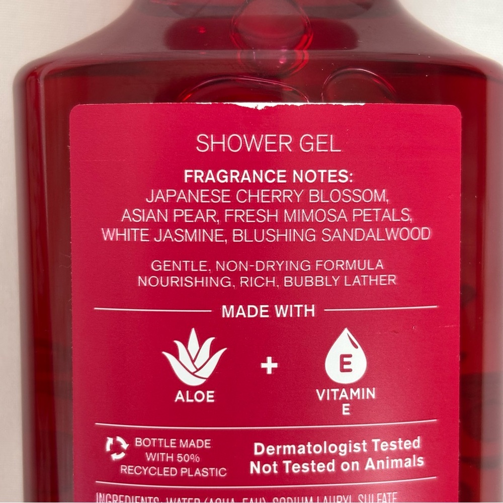 Bath & Body Works Japanese Cherry Blossom Shower Gel and Body Cream 2 Piece Set - Picture 9 of 10
